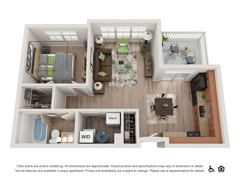 3D Floorplan image of Madison Floorplan